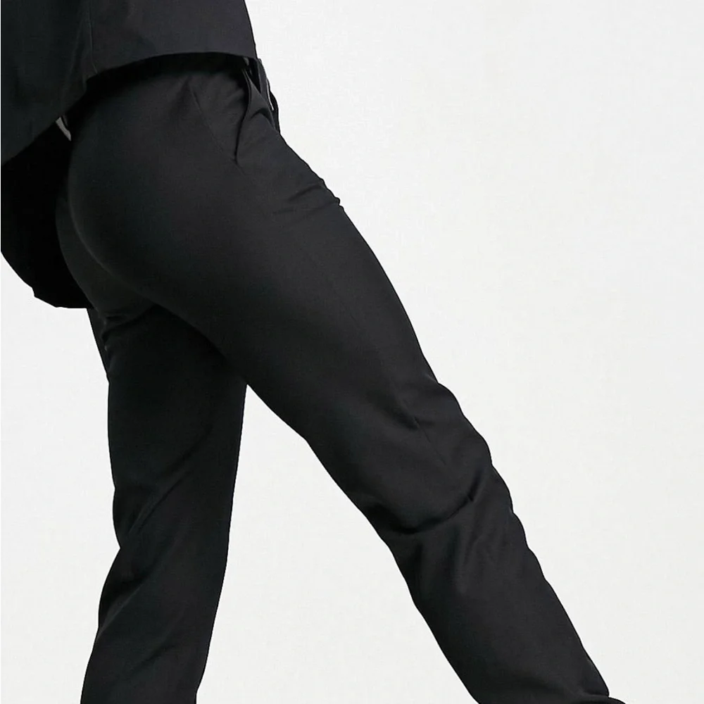 NWOT ASOS Black Mens Joggers 28 x30 - Picture 9 of 10